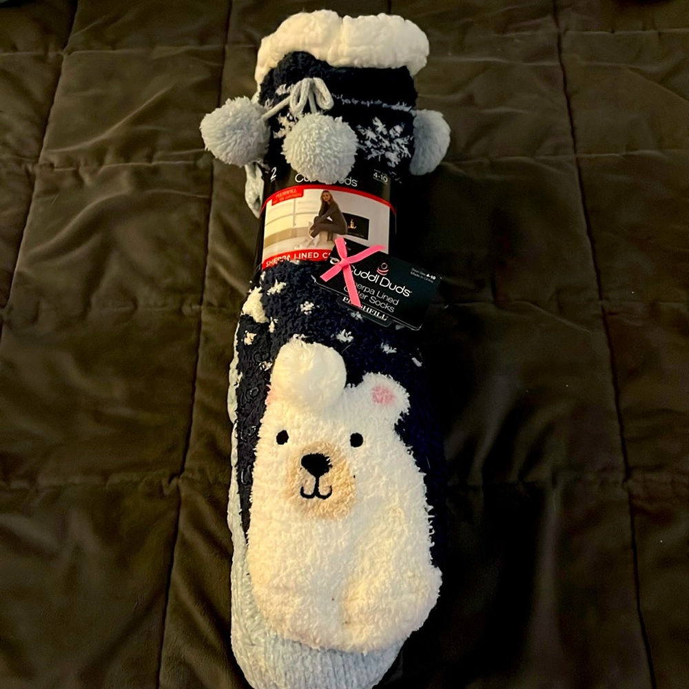 Sherpa Lined Critter Socks